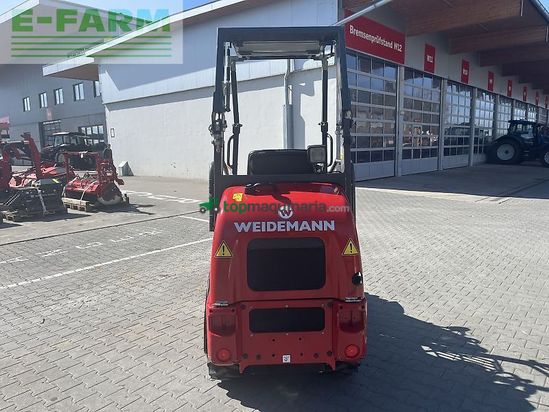 Minicargadora - Weidemann - 1160 mit klappdach unter 2,0m, euro aufnahme
