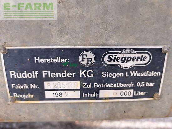 Cuba de purin -  - siegperle 6000l güllefass v60