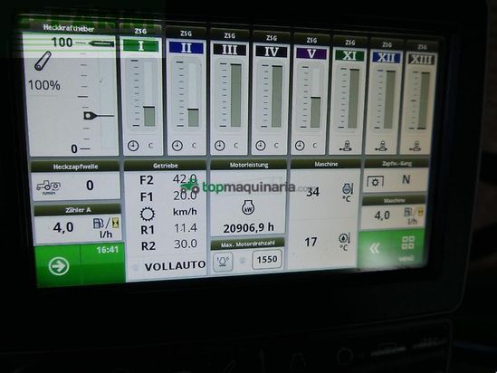 Tractor agrícola - John Deere - 6195r ap + frontlader
