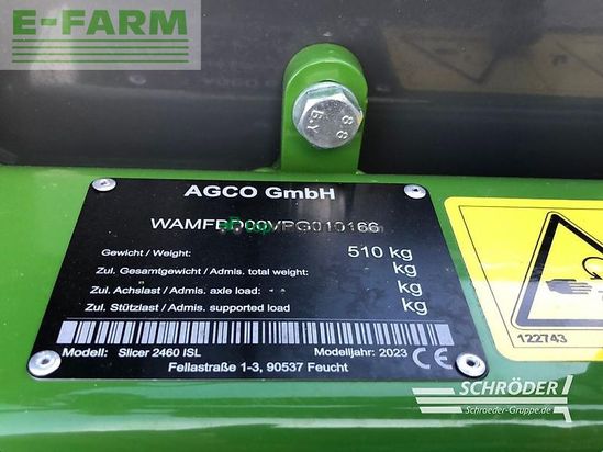 Cortacésped manual - Fendt - slicer 2460 isl