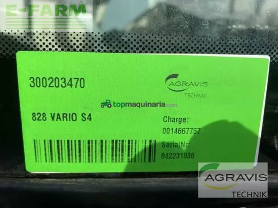 Tractor agrícola - Fendt - 828 vario s4 profi plus