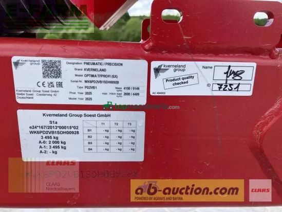 Sembradora monograno mecanica - Kverneland - optima tf profi