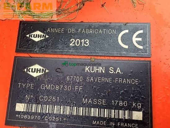 Cortacésped manual - Kuhn - gmd 8730