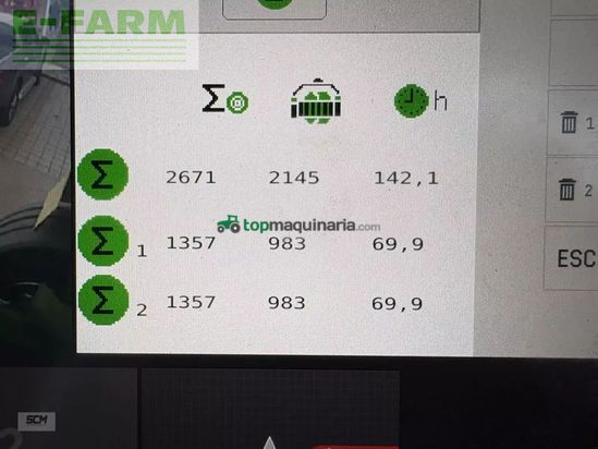 Empacadora gigant - Krone - comprima cf155 cx plus