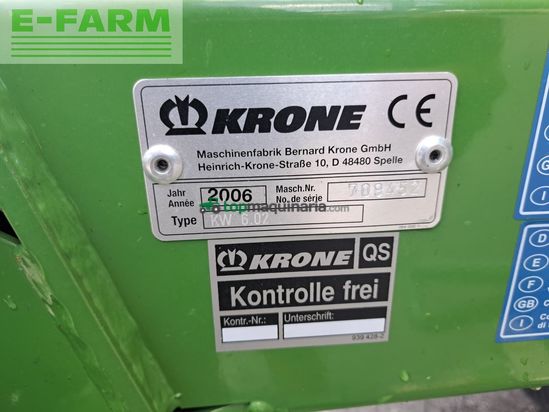 Henificador - Krone - krone kw 6.02