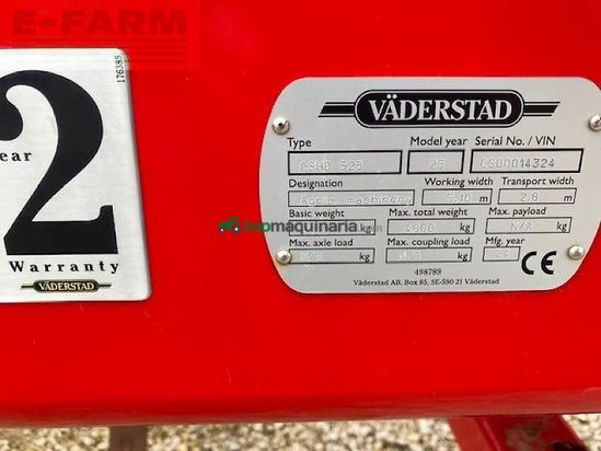 Cultivador - Väderstad - cultus hd 525