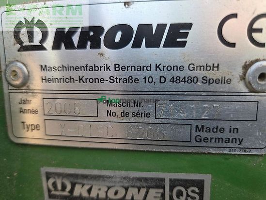 Cosechadora de Cereal - Krone - x disc 6200