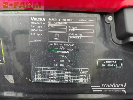 Tractor agrícola - Valtra - t 175 ed | rüfa | gewährleistung 06/2027