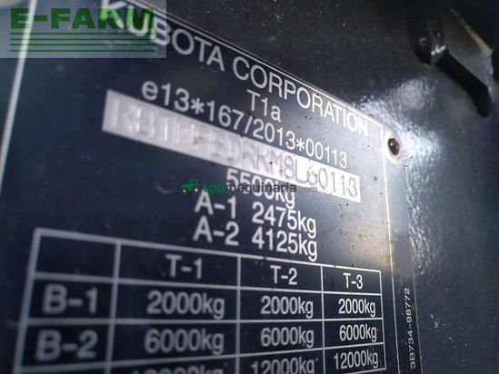 Tractor agrícola - Kubota - m4063 rops