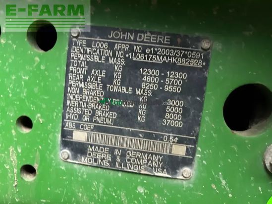 Tractor agrícola - John Deere - 6175m