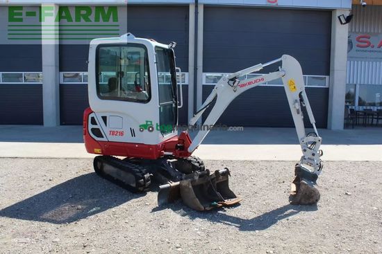 Excavadora - Takeuchi - minibagger tb 216 mit powertilt