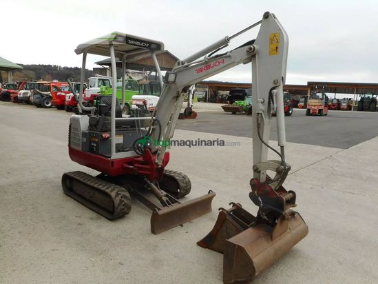 Excavadora - Takeuchi - tb 016 h ( hybrid ) diesel + eletkro !!!