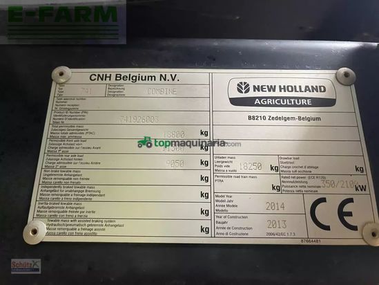 Cosechadora de Cereal - New Holland - cr9080 elevation allrad