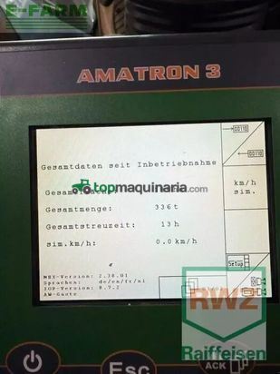 Esparcidor - Amazone - zg-b 8200 drive (nur 13 stunden)