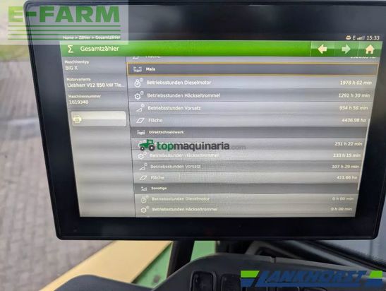 Cosechadora de Cereal - Krone - big x 1180 + easycollect 900-3