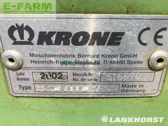 Cortacésped manual - Krone - amt 5000 cv