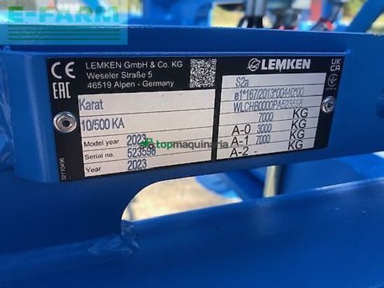 Cultivador - Lemken - karat 10/500 ka