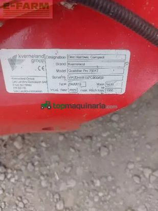 Cultivador - Kverneland - qualidisc pro 7001 t