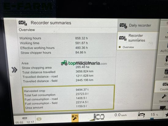 Cosechadora de Cereal - Claas - LEXION 6700TT C/W V770 (52815362)