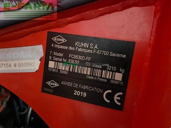 Cortacésped manual - Kuhn - fc3125+fc9530