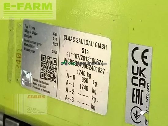 Rastrillo - Claas - liner 2800 trend avo25