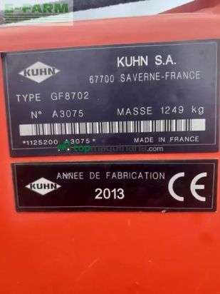 Henificador - Kuhn - gf8702