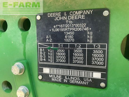 Tractor agrícola - John Deere - 6r195 / 6r 195 garantie b. 1.0