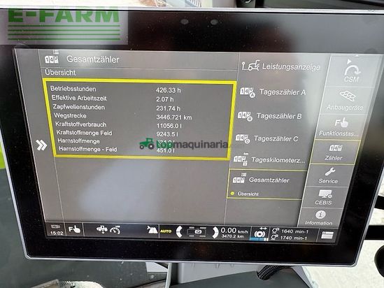 Tractor agrícola - Claas - xerion 5000