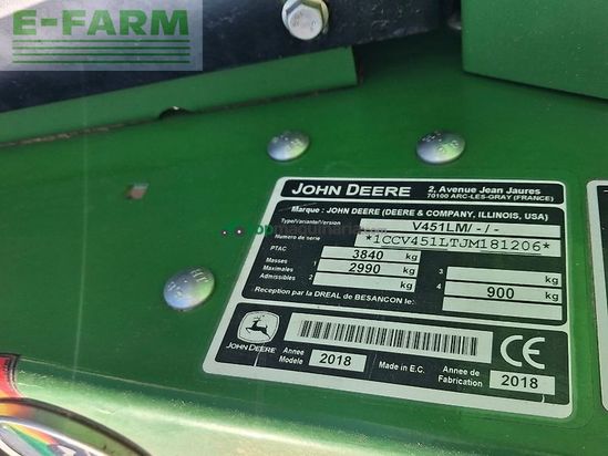 Empacadora gigant - John Deere - v 451 m