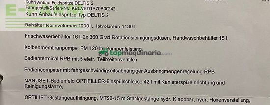 Atomizador - Kuhn - deltis 2