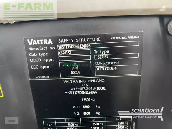 Tractor agrícola - Valtra - t 175 ed smarttouch | rtk | unlimited