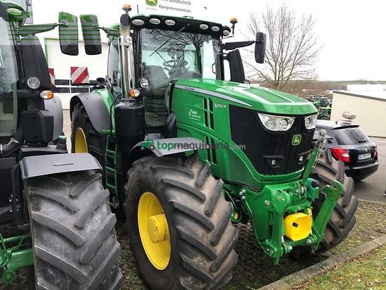 Tractor agrícola - John Deere - 6250r mit fkh/ fzw/ ap-40km/h