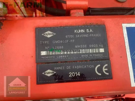Cortacésped manual - Kuhn - gmd 802 f-ff