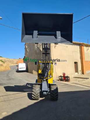 Cazo alto volteo para tractor y telescópica