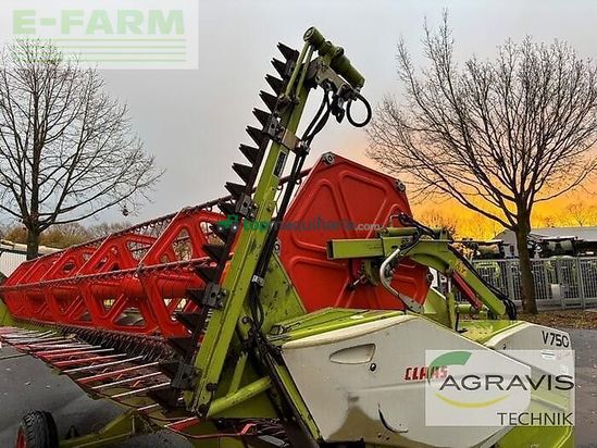 Cabezal - Claas - schneidwerk v750 ac