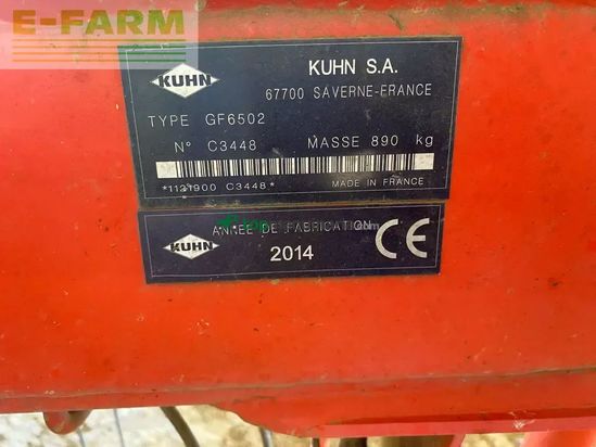 Henificador - Kuhn - gf 6502