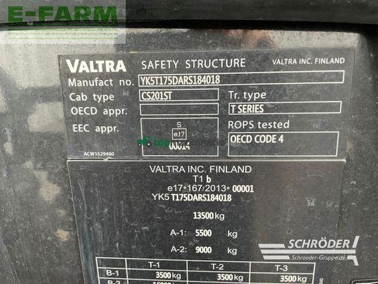 Tractor agrícola - Valtra - t 175 ed