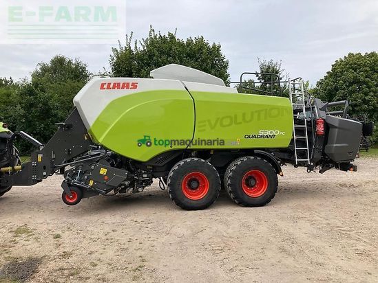 Empacadora gigant - Claas - quadrant 5300 evolution fc tandem