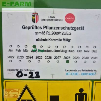 Atomizador - Amazone - uf 1201 15m isobus