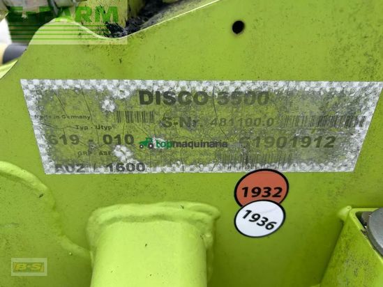 Cortacésped manual - Claas - disco 3500