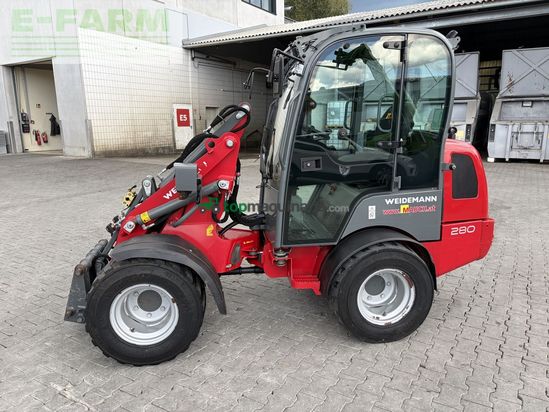 Minicargadora - Weidemann - 1280 kabine 4 zylinder 30km/h