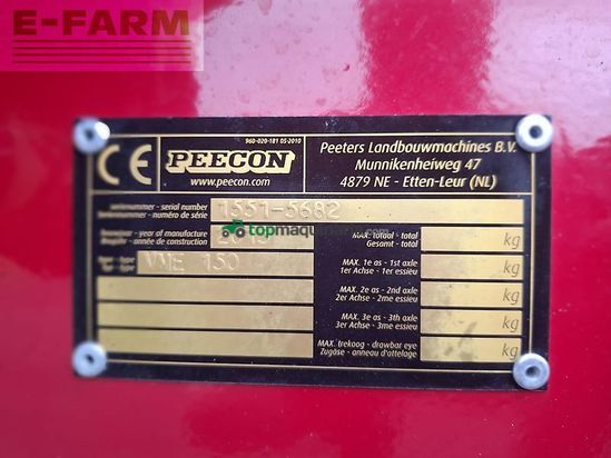 Remolqu esparcidor - Peecon - vme 150