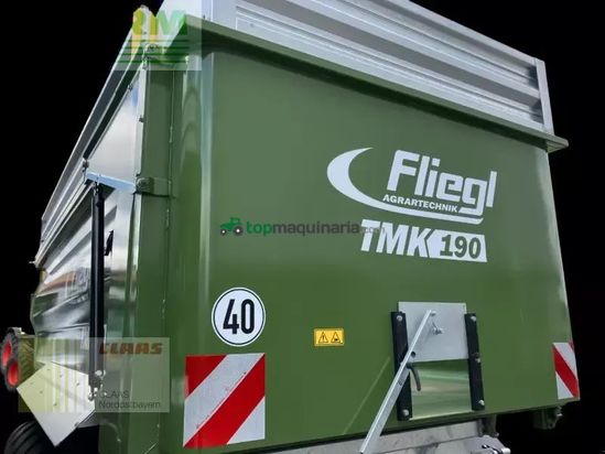 Volquet - Fliegl - tmk 190 fox tandem hellgrün