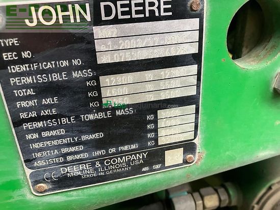 Tractor agrícola - John Deere - 7530 premium