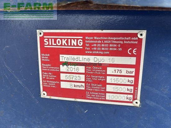 Remolqu esparcidor - Siloking - duo 16