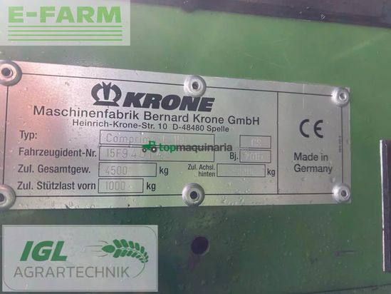 Empacadora gigant - Krone - comprima f 155 xc x-treme