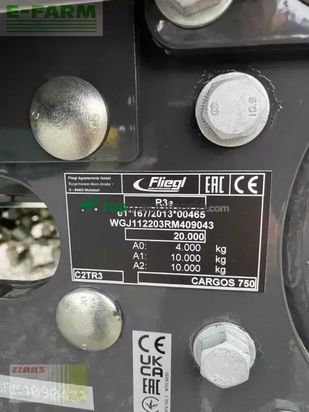 Cinta transportadora de forraje - Fliegl - cargos 750 trend