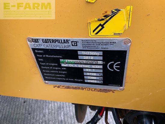 Telescopica - Caterpillar - th336 ag telehandler (st24245)