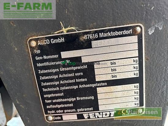 Tractor agrícola - Fendt - 828 vario