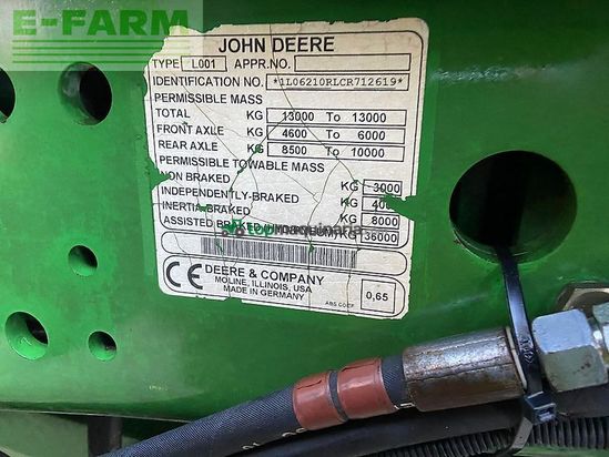 Tractor agrícola - John Deere - 6210r
